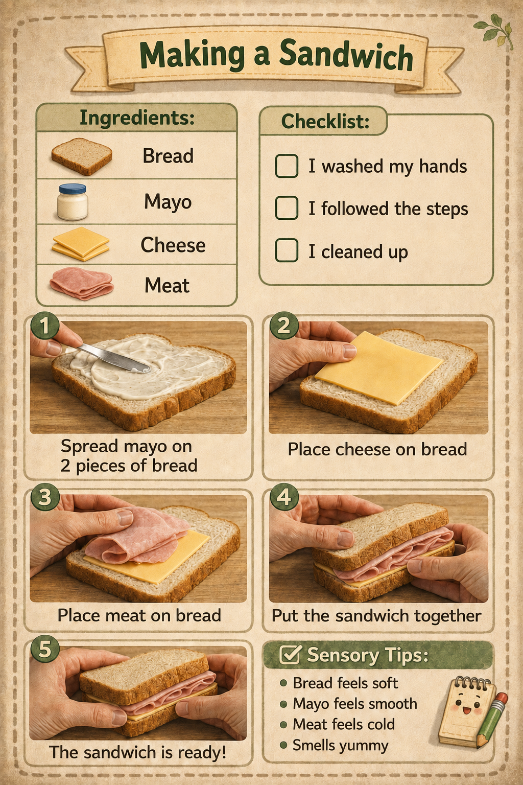Preview of Making a Sandwich